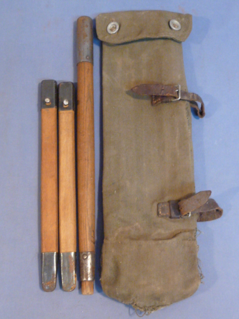 Original WWII German Heer (Army) Tent Equipment and Bag