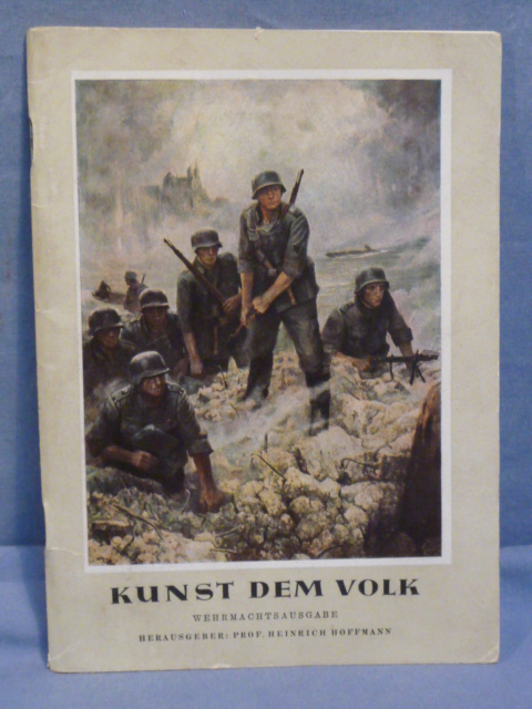 Original WWII German Art to the People Armed Forces Printed Book, KUNST DEM VOLK