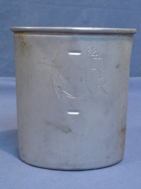 Original WWII Era German Aluminum Drinking Cup