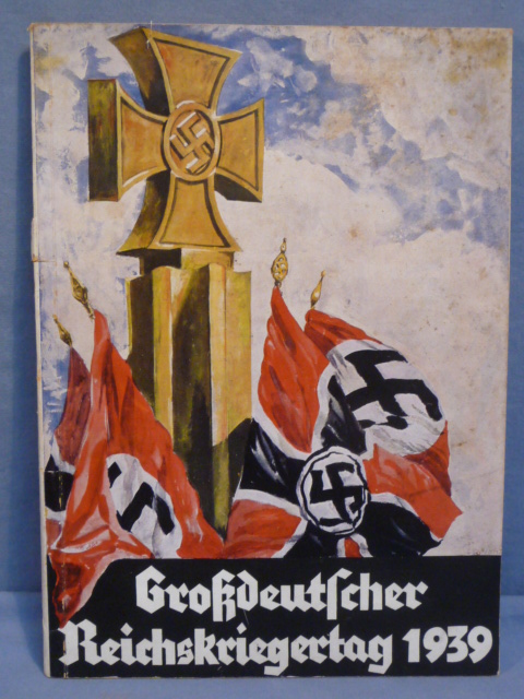 Original 1939 German NS-RKB Reichs War Fighter's Day Book, Reichskriegertag