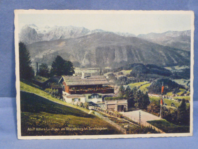 Original Nazi Era German Hitler's Home Postcard, Berchtesgaden!
