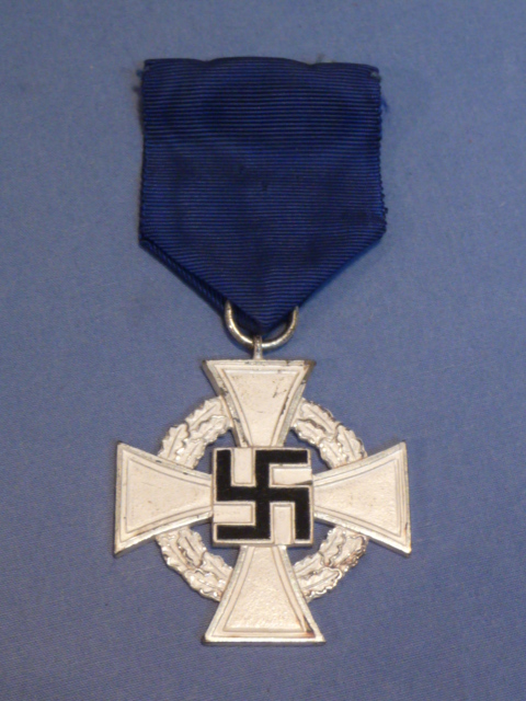 Original Nazi Era German 25 Year Long Service Medal