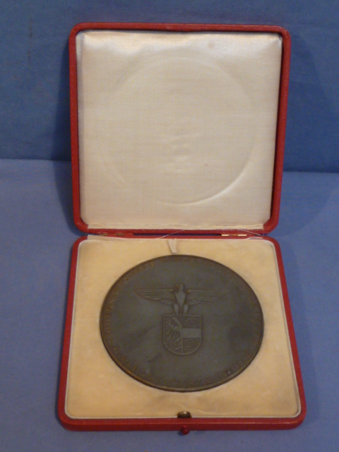 Original 1937 German Victor Medal for the Winter Sport Week, GARMISCH-PATENKIRCHEN