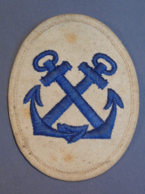Original WWII German Kriegsmarine (Navy) Helmsmen NCO's Career Sleeve Insignia