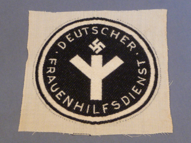 Original Nazi Era German Women's Aid Service Insignia, Frauenhilfsdienst