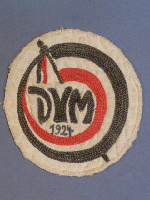 Original 1924 German DYM Sports Shirt Insignia