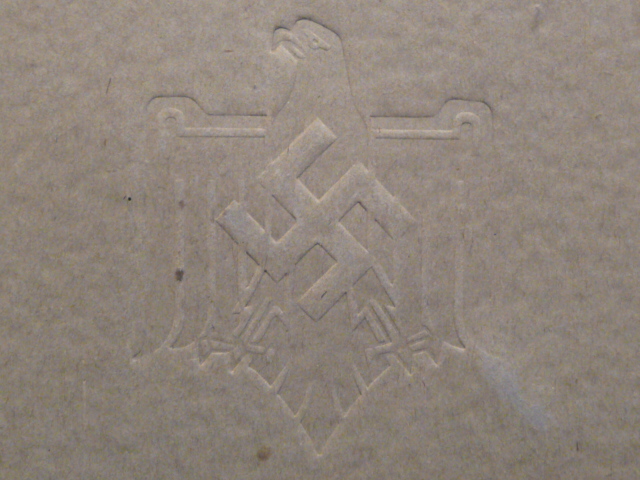 Original Nazi Era German DRL Sports Award for the Triple Jump, Dreisprung