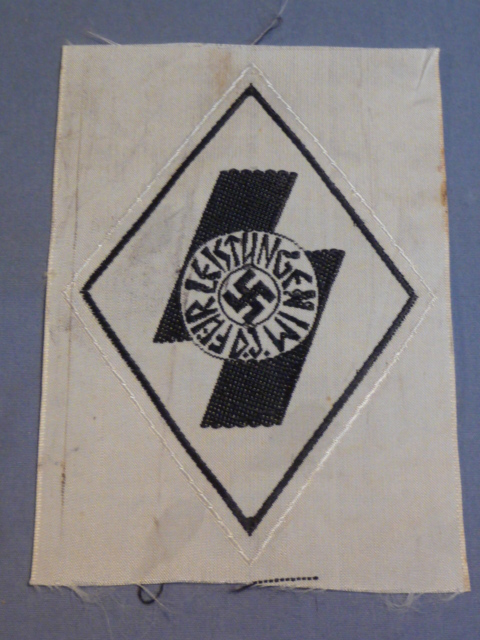 Original Nazi Era German DJ Proficiency Badge in Cloth