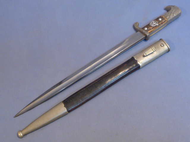 Original Nazi Era German Rural Police Bayonet by Carl Eickhorn
