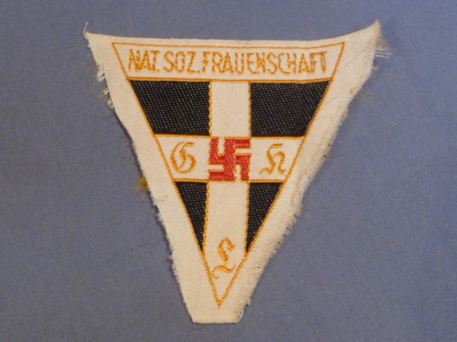 Original Nazi Era German NS Frauenschaft Sleeve Insignia, 1st Pattern