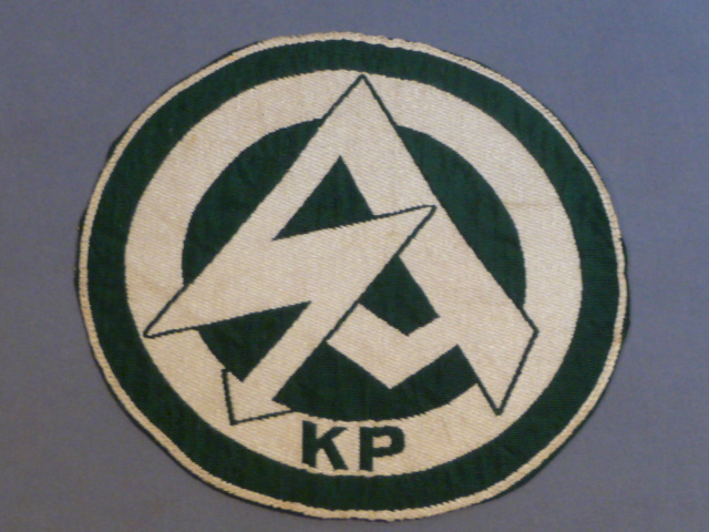 Original Nazi Era German SA Sports Shirt Insignia, KP
