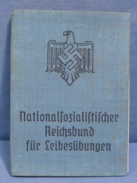 Original Nazi Era German DRL Member's ID/Dues Book