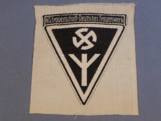 Original Nazi Era German NS Frauenschaft/Deutsches Frauenwerk Sleeve Insignia