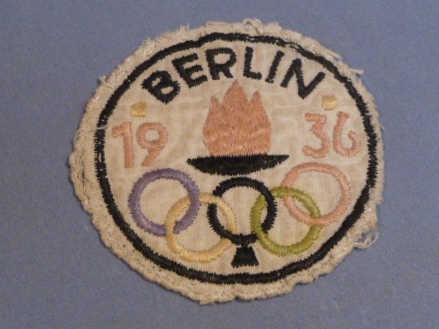 Original Nazi Era German 1936 Olympic Games Souvenir Insignia