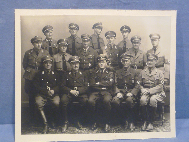 Original Nazi Era German Early NSDAP Members Group Photograph