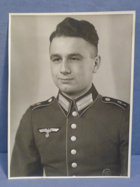 Original WWII German Heer (Army) Panzerj�ger Soldier in Waffenrock Photograph