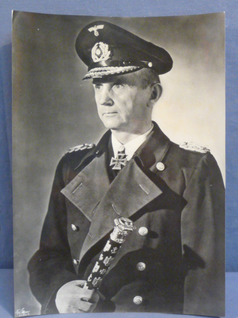Original WWII German Gro�admiral Karl D�nitz Photograph Print