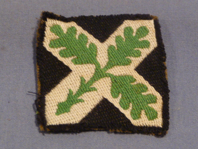 Original Nazi? Era German Pocket Insignia, Three-Leaf Branch