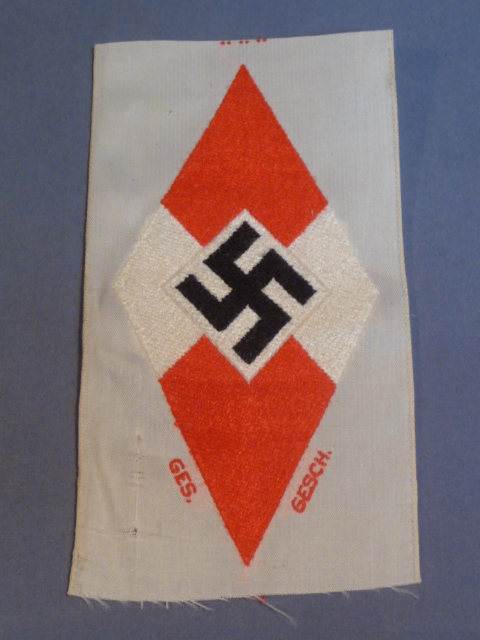 Original Nazi Era German BDM Sleeve Insignia with RZM Tag