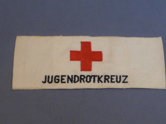 Original WWII Era German YOUTH RED CROSS (JUGENDROTKREUZ) Arm Band