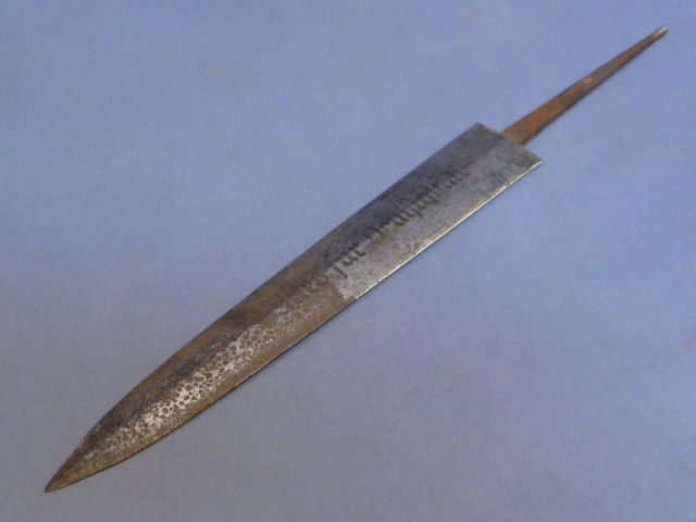 Original Nazi Era German SA Dagger Blade, Ground Rhm