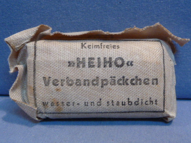 Original WWII German HEIHO Verbandp�ckchen Medical Bandage