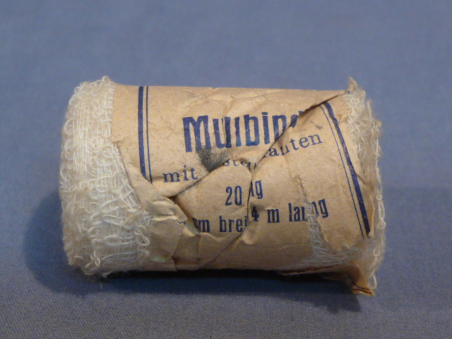 Original WWII German Small Bandage, Mullbinde