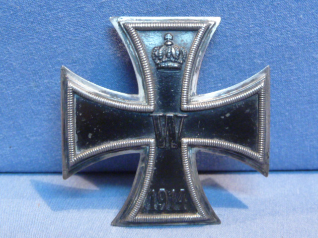 Original WWI German Iron Cross 1st Class, 800 Silver Marked