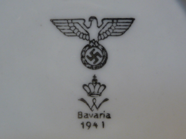 Original WWII German Army Mess Hall Coffee Cup Saucer