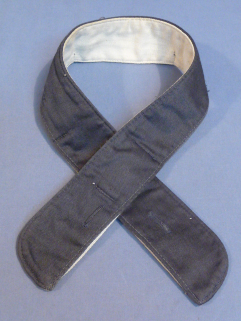 Original WWII German Luftwaffe (Air Force) Soldiers Tunic Collar Liner, 1944 Dated