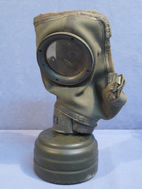 Original WWII German Soldier's Gas Mask Set, M30 Mask & FE37 Filter