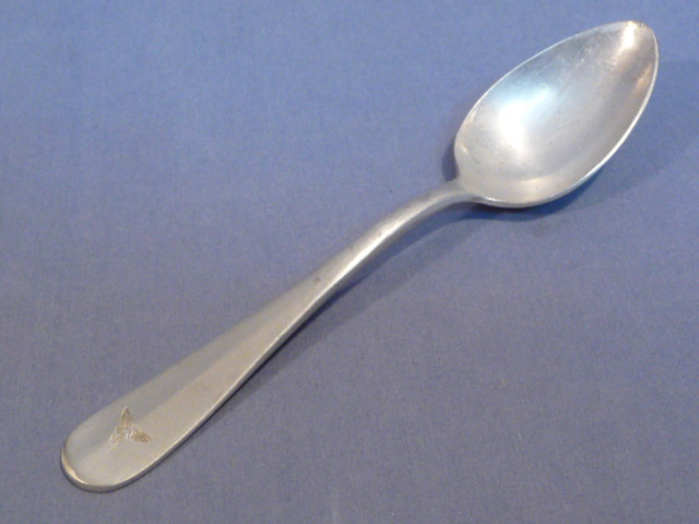 Original WWII German Aluminum LUFTWAFFE (Air Force) SMALL Spoon