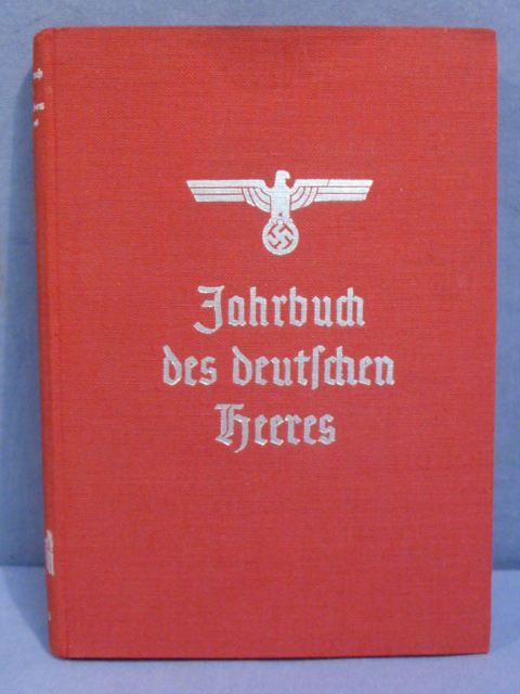 Original Pre-WWII German HEER (Army) Year Book for 1936, Jahrbuch des deutschen Heeres