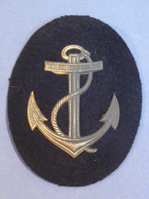 Original WWII German Kriegsmarine (Navy) Boatswain NCO’s Career Sleeve Insignia