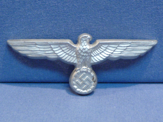 Original WWII German Heer (Army) Visor Cap Eagle, Incomplete