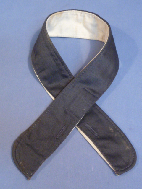 Original WWII German Luftwaffe (Air Force) Soldier’s Tunic Collar Liner, Maker Marked