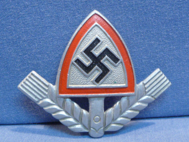 Original WWII German RAD Cap Insignia, 1937 Dated Incomplete