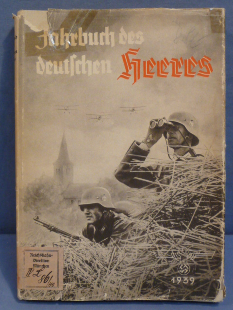 Original WWII German HEER (Army) Year Book for 1939, Jahrbuch des deutschen Heeres