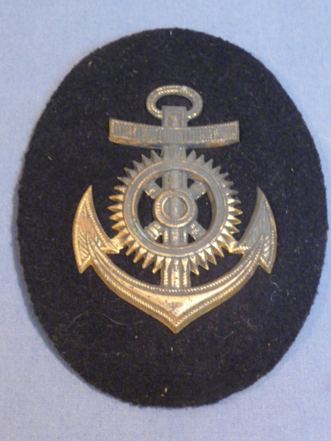 Original WWII German Kriegsmarine (Navy) Engine NCO's Career Sleeve Insignia