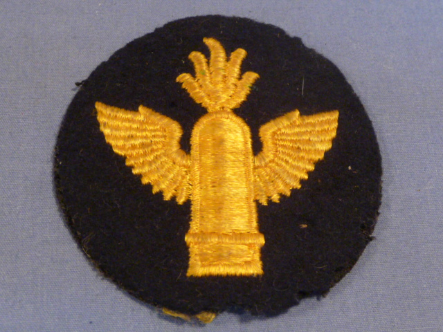 Original WWII German Kriegsmarine (Navy) Coastal Artillery Career Sleeve Insignia