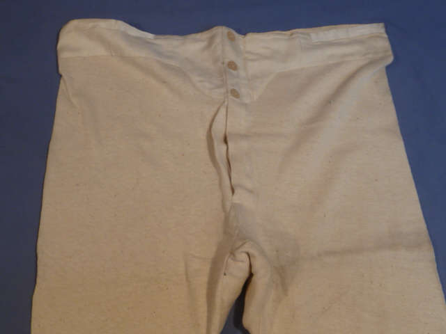Original WWII Era German Soldier's Long Underpants