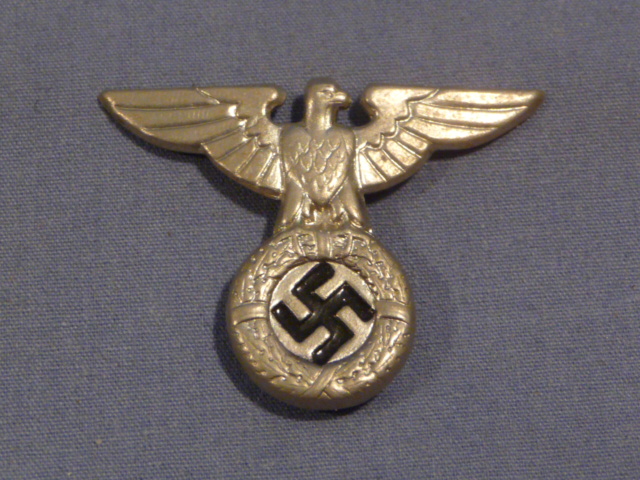 Original Nazi Era German 1929 Pattern NSDAP Political Cap Eagle, Incomplete
