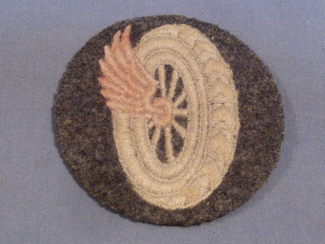 Original WWII German Luftwaffe Motor Transport Equipment Administrator's Trade Sleeve Insignia
