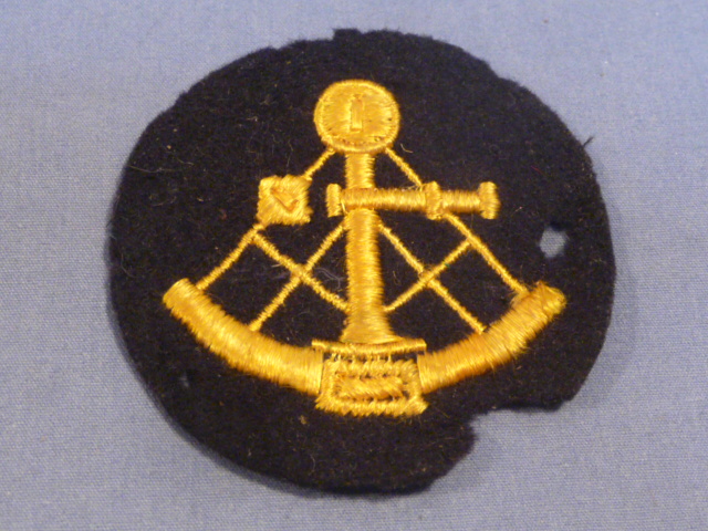 Original WWII German Kriegsmarine (Navy) Helmsmen EM's Career Sleeve Insignia