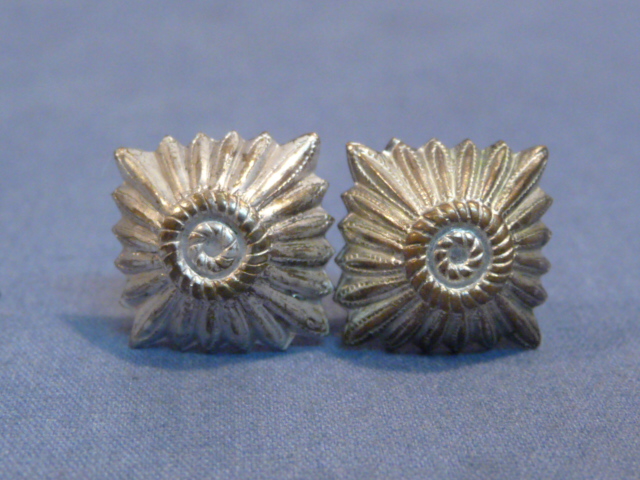 Original WWII German Army NCO's Rank Pips Pair, 12mm