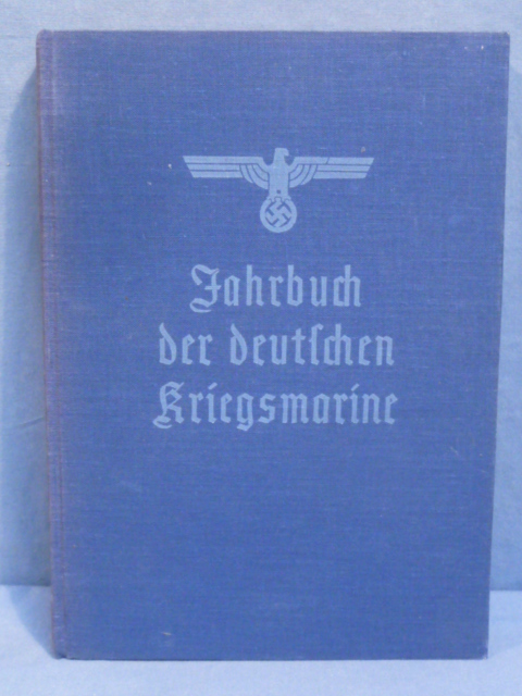 Original Pre-WWII German Kriegsmarine (Navy) Year Book for 1938