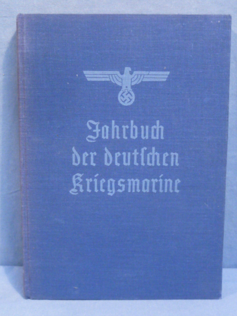 Original Pre-WWII German Kriegsmarine (Navy) Year Book for 1938