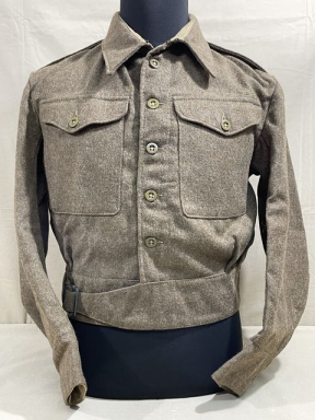 Original WWII British Battle Dress Tunic, 1940 Pattern UNISSUED