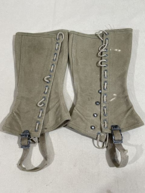 Original WWII US Army Leggings M1938, Pair