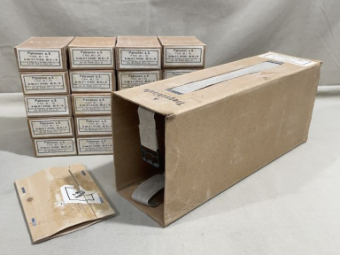Original WWII German 8mm Mauser Ammo Boxes & Sleeve
